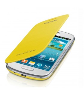 Funda Samsung flip EFC-1M7FY amarillo para Galaxy S3 Mini