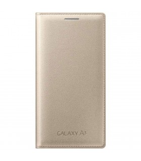 Funda flip cover Samsung EF-FA300BFEGWW para Galaxy A3 oro