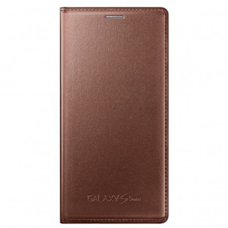Funda Samsung EF-FG800BF marrón para Galaxy S5 mini