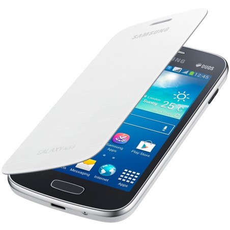 Funda libro Samsung EF-FS727LW blanca para Galaxy Ace 3