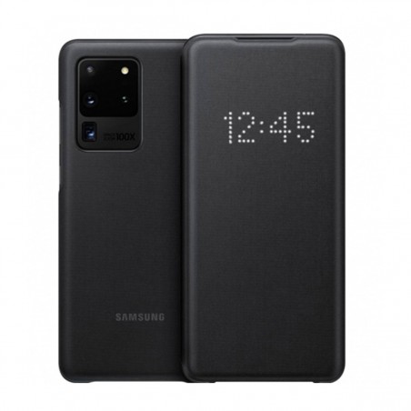 Funda Samsung Clear View Case para Galaxy S20 Ultra Negra EF-NG988PBE