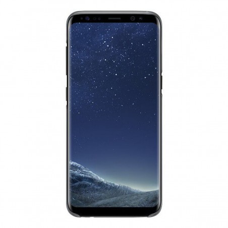Funda Samsung Clear Cover negra para Galaxy S8 Plus EF-QG955CBE