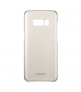Funda Samsung Clear Cover dorada para Galaxy S8 Plus EF-QG955CFE