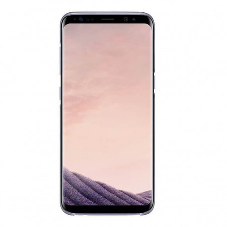 Funda Samsung Clear Cover morada para Galaxy S8 Plus EF-QG955CVE