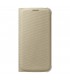 Funda tipo libro para Samsung Galaxy S6 dorada EF-WG920BFEGWW