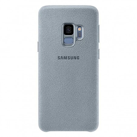 Funda Samsung Alcantara Cover Verde Mint para Galaxy S9 EF-XG960AMEGWW