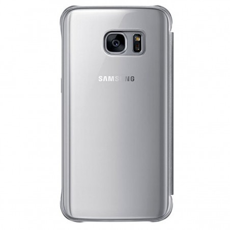 Funda Clear View Cover plata para Samsung Galaxy S7 EF-ZG930CSEGWW