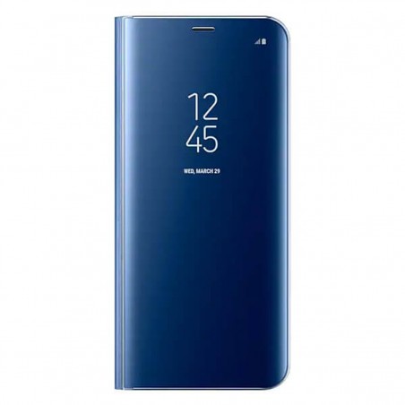 Funda Samsung Clear View Azul para Galaxy S8