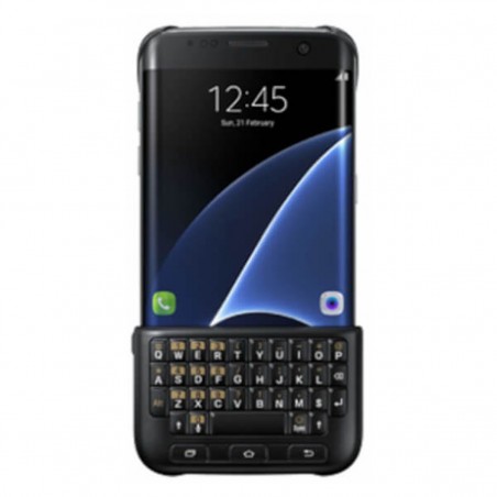 Funda con teclado negra para Samsung Galaxy S7 Edge EJ-CG935UBEG