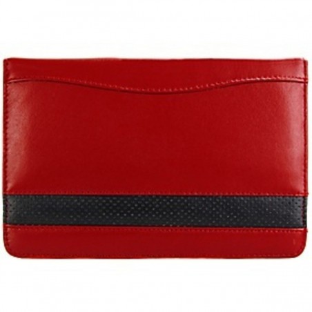 Funda de piel Samsung ET-GTABRL roja para Galaxy Tab