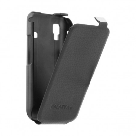 Funda con tapa ETUISMS5830 negra para Samsung S5830