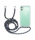 Funda Móvil Colgante para Samsung Galaxy A20e Cuerda Verde y Negro