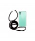 Funda colgante Transparente con cuerda para Samsung Galaxy A32 4G/5G negro