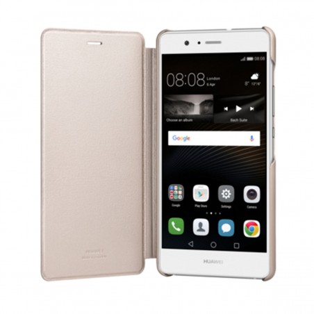 Funda tipo libro original para Huawei P9 Lite gold
