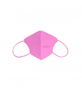 Mascarillas Infantil FFP2, Clip Nasal Ajustable, Homologadas CE 2163, Normativa UNE-EN, Pack 20 unidades, Rosa