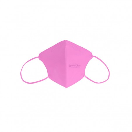 Mascarillas Infantil FFP2, Clip Nasal Ajustable, Homologadas CE 2163, Normativa UNE-EN, Pack 20 unidades, Rosa