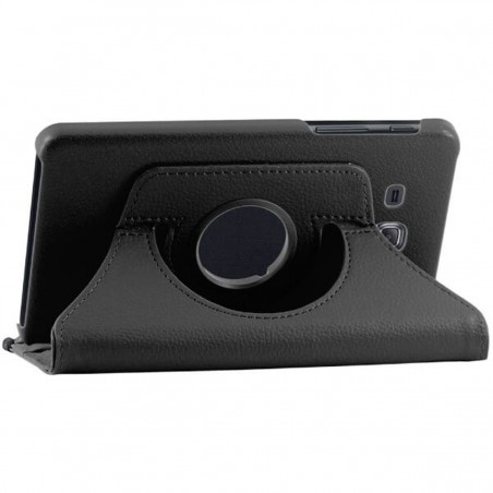 Funda de Piel Giratoria Samsung Tab A (2016) T280 / T285 Negra
