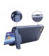 Carcasa con tarjetero y soporte azul para iPhone 7/8