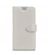 Funda Celly universal L tipo libro blanca
