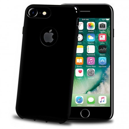 Funda de silicona para iPhone 7 Plus negra