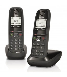 DECT Gigaset AS405 Duo Negro