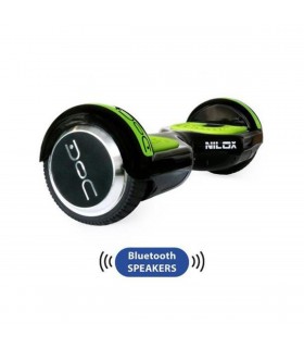 Hoverboard Doc Plus 6.5 Bluetooth Scooter Eléctrico verde y negro