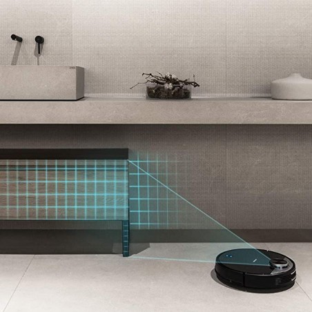 Cecotec Robot aspirador y fregasuelos Conga 3790, Tecnología láser, Friega y Aspira