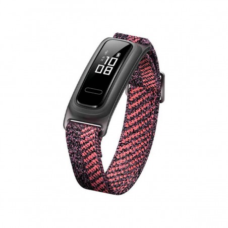 Huawei Band 4E Negro (Sakura Coral) + Correa verde de regalo (Seaweed green)