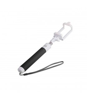 Kit selfie soporte extensible Bluetooth integrado negro