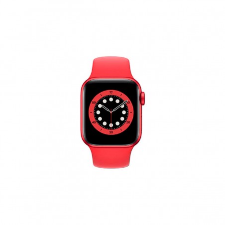Apple Watch Series 6 (GPS), 44mm Aluminio (PRODUCT) RED y correa deportiva Roja