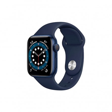 Apple Watch Series 6 (GPS), 40mm Aluminio Azul y correa deportiva Azul Intenso