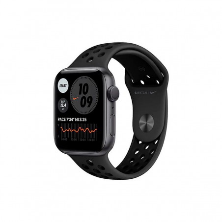 Apple Watch Series 6 Nike (GPS), 44mm Aluminio Gris Espacial y correa deportiva Negra