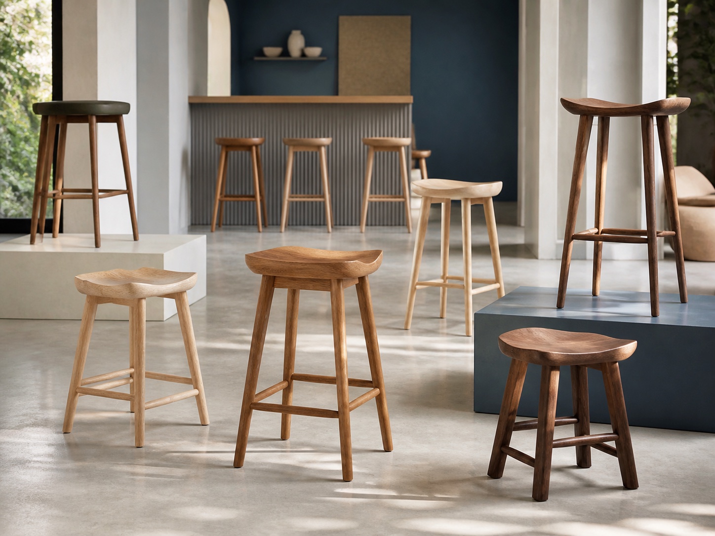 Taburetes de Madera